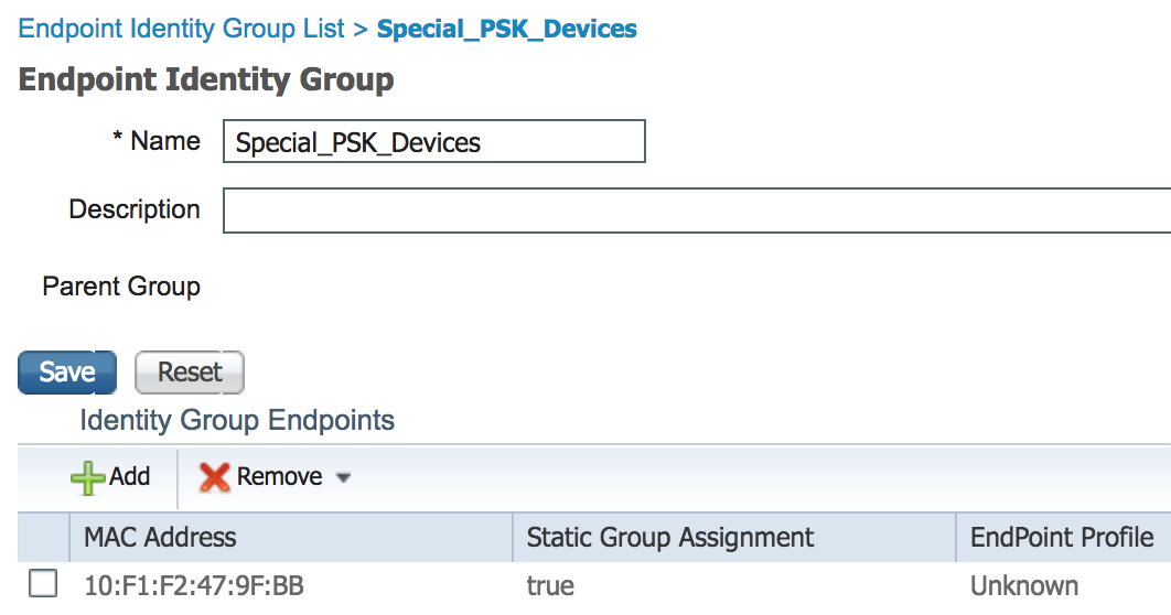 Endpoint Group Complete Wifi Reference