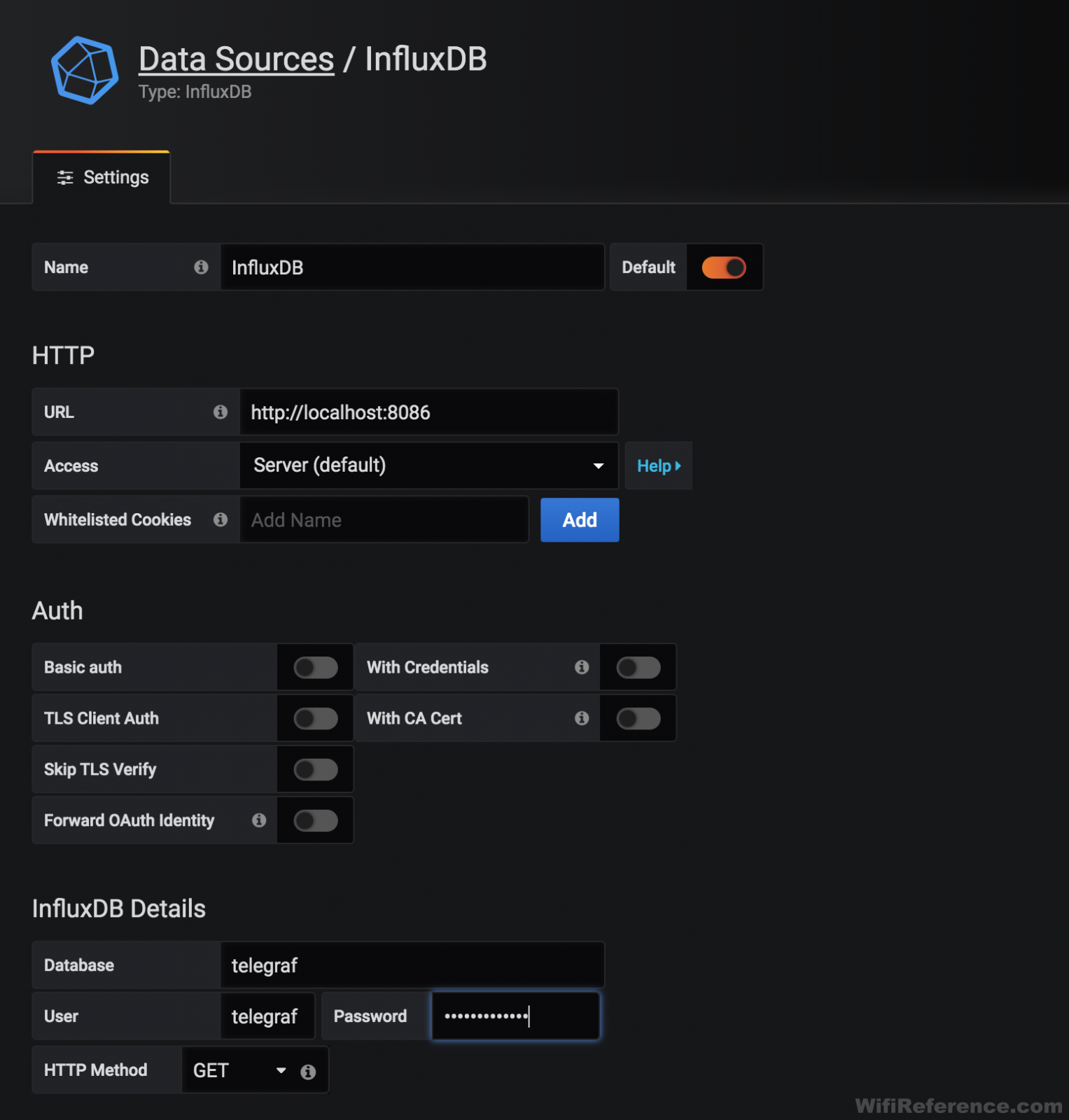 Grafana InfluxDB Setup 2