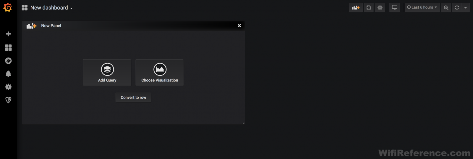 Grafana new panel